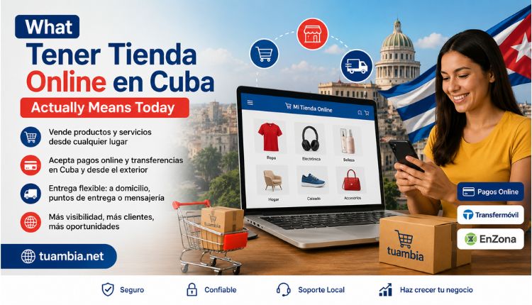 tener tienda online en cuba