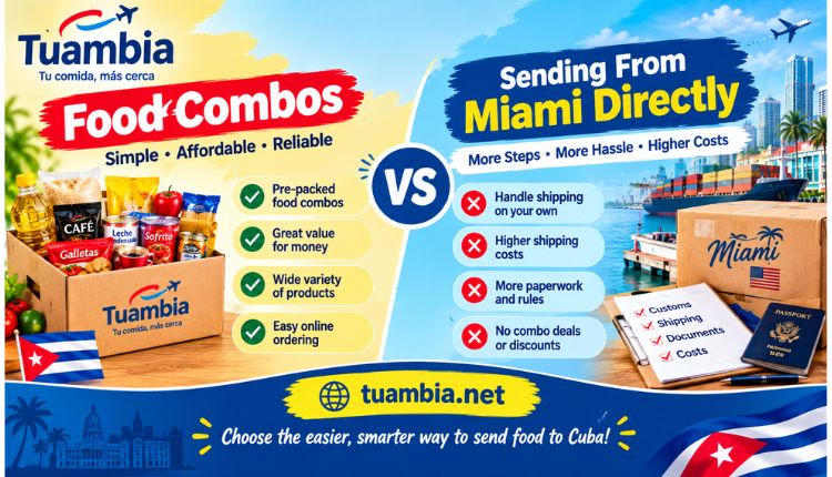 tienda combos de comida para cuba